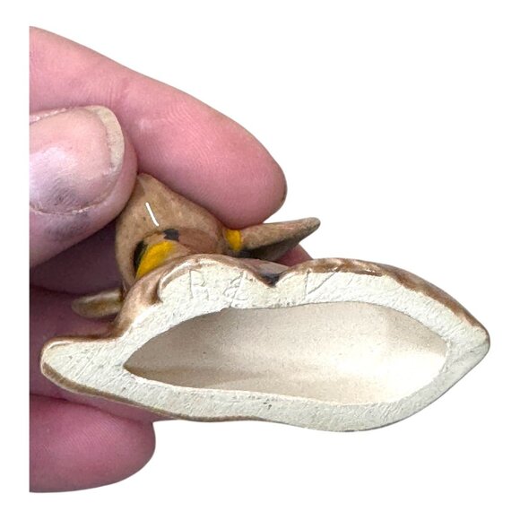 Vintage Forest Creatures Mexico Pottery Set 4 Animal Figurines Signed Fox Mini - Picture 9 of 13